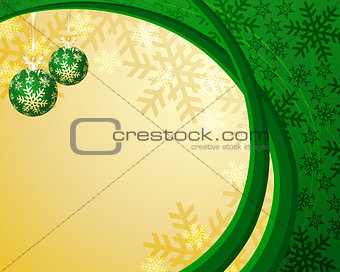 Abstract Christmas ball cutted from paper