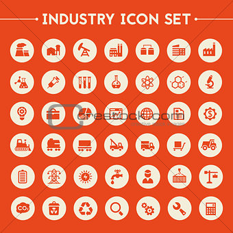 Big Industry icon set