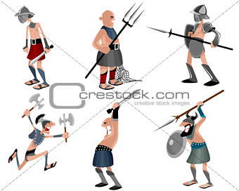 Six gladiators set