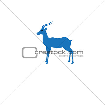 Vector beautiful antelope