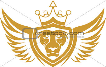 lion king flying logo