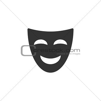 Comedy mask icon