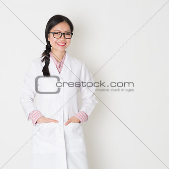 Young female scientist portrait
