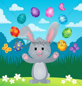 Stylized Easter bunny theme image 6