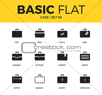 Basic set of case icons