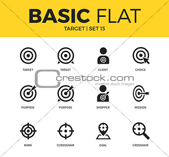 Basic set of Target icons