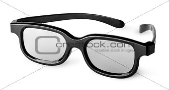 Plastic 3D glasses