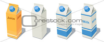 Milk Pack and Juice Pack