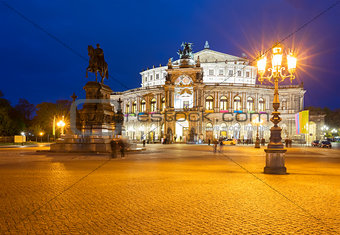 Opera house of Dresden, Germany