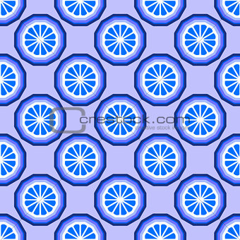 Blue limes pattern