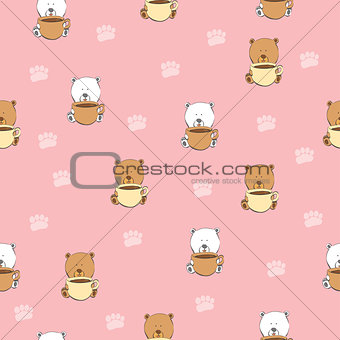 Cute cartoon bears