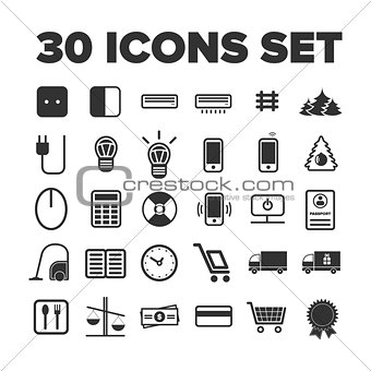 Multipurpose icon set