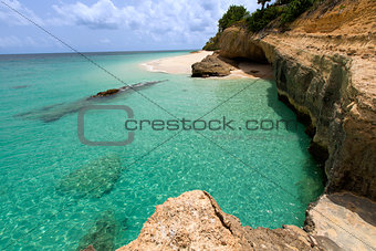 rocky anguilla beach