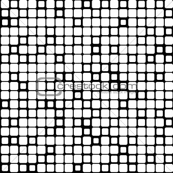 Background of black white mosaic