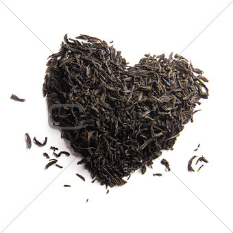 black tea heart