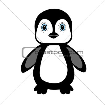 Baby Penguin standing cute animal