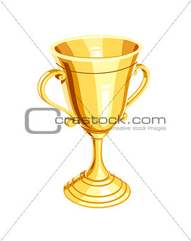 Gold champion cup