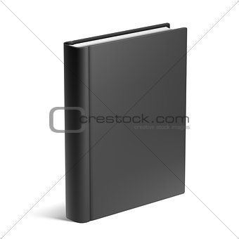 Empty Black Book Template