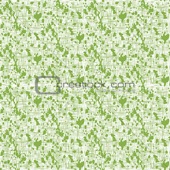 Greenery spotted canvas seamless pattern vector