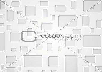 Geometric grey background with squares