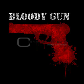 Bloody gun-Weapon