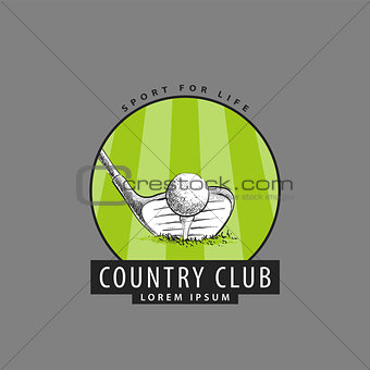Logo for the golf club