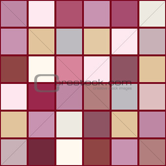 Bright seamless pattern background square tiles