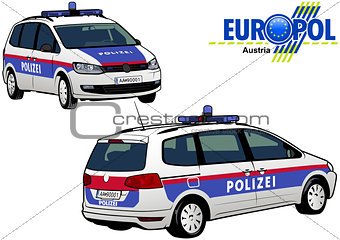 Austria Police Car