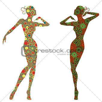 Abstract Graceful Lady Bodies
