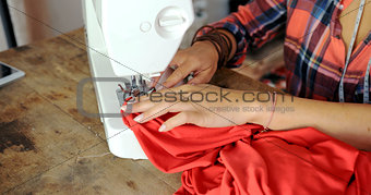 Crop shot of tailor in work