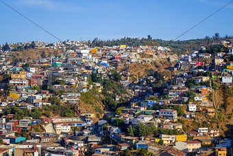Valparaiso cityscape, Chile