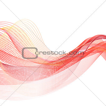 Vector graphic wave