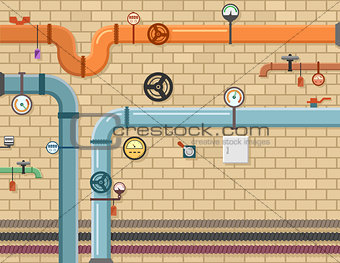 pipeline plumbing background