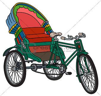 Classic cycle rickshaw