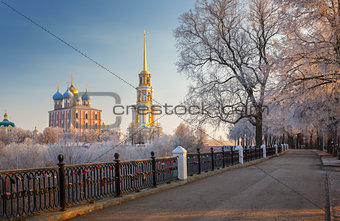 cathedral bell tower of Ryazan kremlin,  XVIII-XIX century, Russ