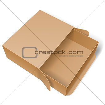 Opened Cardboard Box
