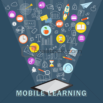 mobile learning with tablet