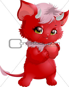 Cute Halloween character Devil