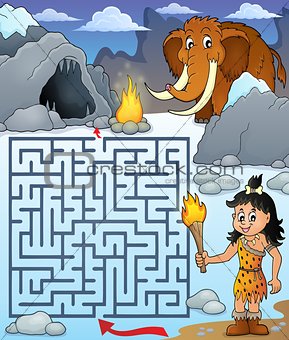 Maze 3 with prehistoric theme 1