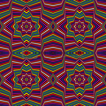 Abstract geometric multicolor pattern 