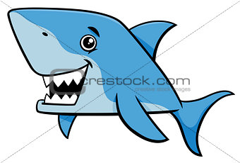 shark fish cartoon character