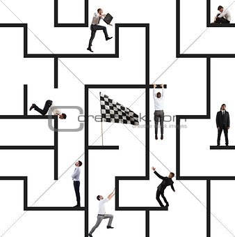 Business game of maze