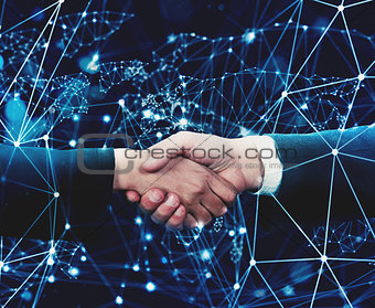 Concept of internet handshake over internet network