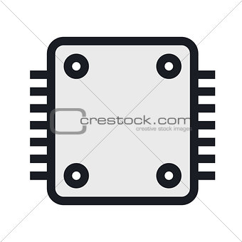 Computers and electronics technology icon