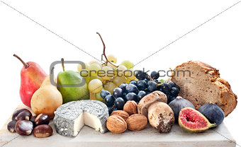 fruits and cheese