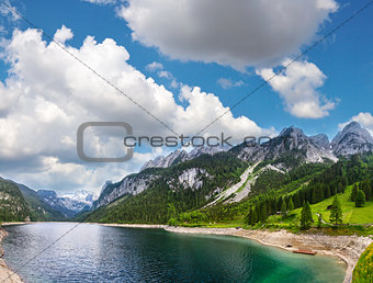 Alpine summer lake (Austria).