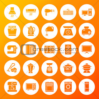 Household Circle Solid Icons