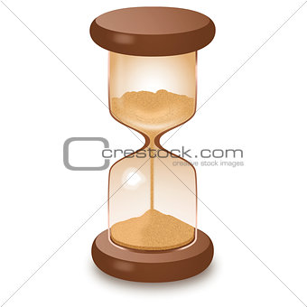 Hourglass sandglass illustration