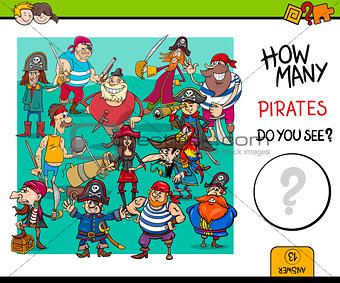 counting pirates educational game for kids