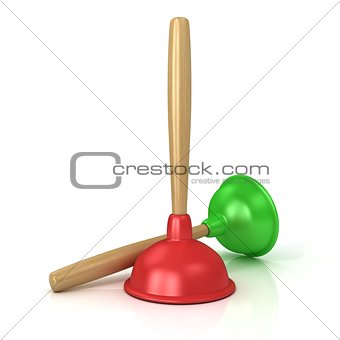 Two plungers